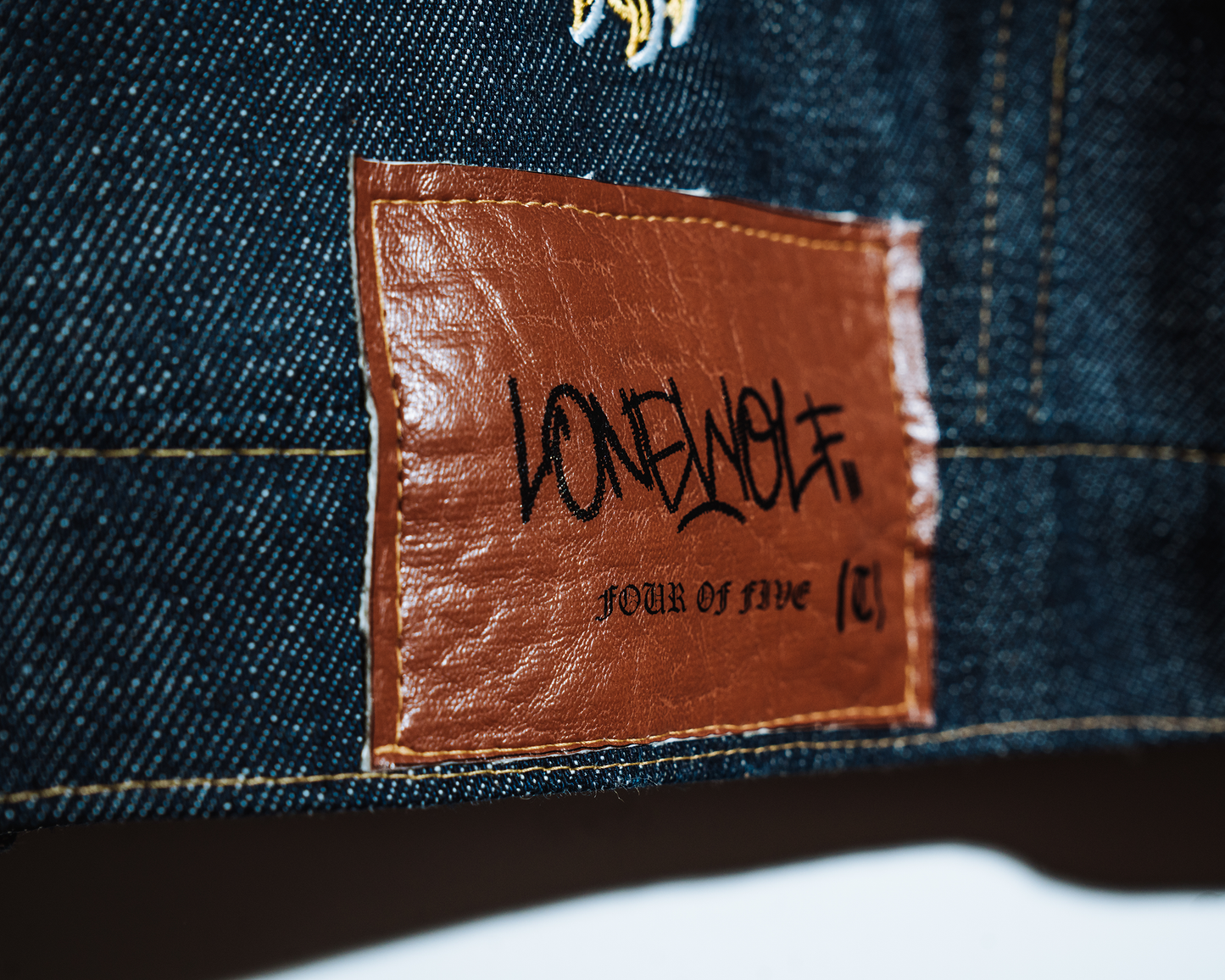 Lone Wolf Handmade Japanese Denim Jacket (1 of 5)